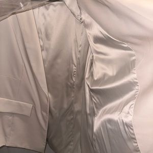 White pant suit